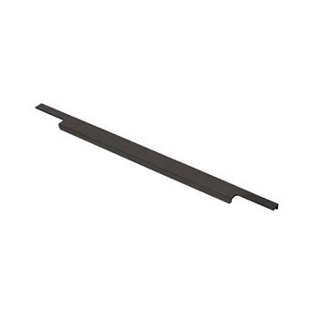 Ручка мебельная торцевая 600 мм матовый черный; RT-001-600 BL