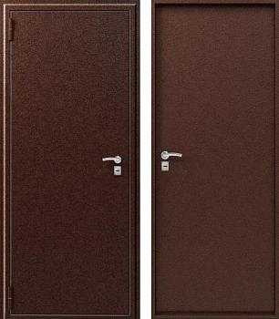 Дверь металлическая О20 960х2050мм L 0,8мм медный антик металл/металл