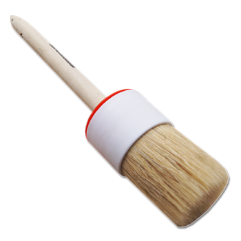 Кисть круглая №20 деревянная ручка 65 мм; SANTOOL, 010115-020