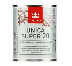Лак универсальный Unica Super 20 полуматовый 0,9 л; TIKKURILA