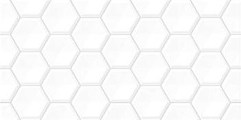 Плитка Bilbao белый рельеф 24,9х50х8,5см 1,37кв.м. 11шт; Alma Ceramica, TWU09BLB010