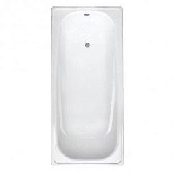 Ванна стальная эмалированная Italica 170х75 см с подлокотниками Белая с ножками; White Wave