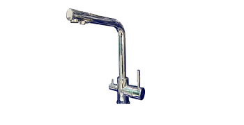 Смеситель для кухни DVDV высокий излив с краном для питьевой воды; DV400-98