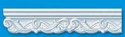 Плинтус потолочный инжекционный 5,6х5,8х130 см; Формат, 17025