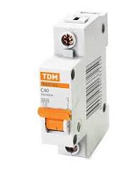 TDM Автоматический выключатель ВА47-63 1Р 20А 4,5кА х-ка С; SQ0218-0004