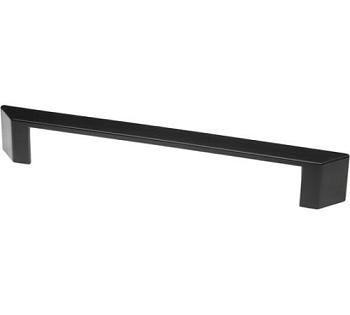 Ручка мебельная скоба 160 мм матовый черный; S-2610-160 BL