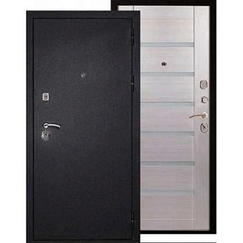 Дверь металлическая Выбор Стайл 960х2050мм L 1,2 мм черный бархат/лиственница