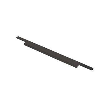 Ручка мебельная торцевая 500 мм матовый черный; RT-001-500 BL