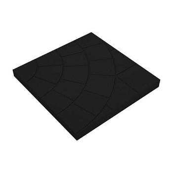 Резиновая плитка Паутинка 350х350х20 черный