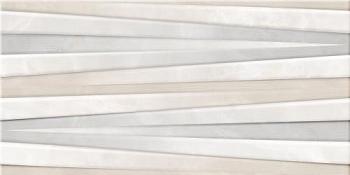 Плитка RIVOLI бело-серые полосы 24,9х50 см 1,37 кв.м. 11 шт; Уралкерамика, TWU09RVL704