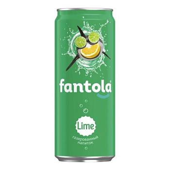 Вода Fantola 0,45 л лимон-лайм ж/б
