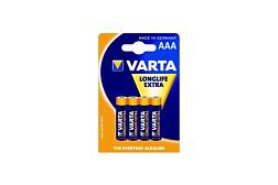 Батарейка Varta 4103 Longlife Extra LR03 BL-2