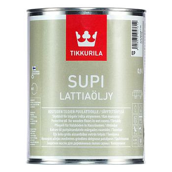 Масло для полов в банях и саунах Supi Lattiaoljy 0,9 л; TIKKURILA
