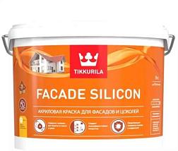 Краска В/Д для фасадов и цоколей Facade Silicon С 9 л; TIKKURILA