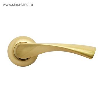 Ручка дверная раздельная Rucetti матовое золото; RAP 1 SG