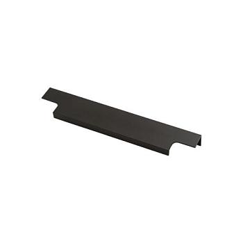Ручка мебельная торцевая 200 мм матовый черный; RT-001-200 BL