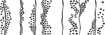 Декор Эвелин белые пузыри 20х60х0,9 см; Nefrit, 17-03-00-3060-3