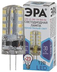 Лампа светодиодная низковольтная STD JC 3Вт 12В 4000К G4 капсула; ЭРА, Б0033194