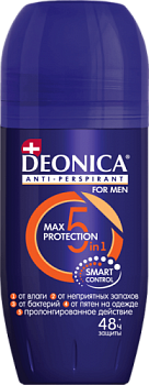 Дезодорант Deonica 5 Men ролик 45 мл Protection; Арнест