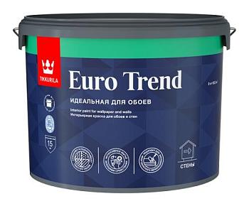 Краска В/Д для обоев и стен Euro Trend матовая С 9 л; TIKKURILA