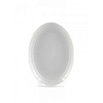Блюдо овальное 24 см София фарфор белый; Crystalex, 882990