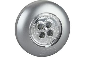 Фонарь светодиодный подсветка Пушлайт SB-503 Аврора самоклеящийся серебристый; ЭРА, Б0029183
