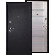 Дверь металлическая Выбор Стайл 960х2050мм R 1,2 мм черный бархат/лиственница