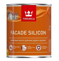 Краска В/Д для фасадов и цоколей Facade Silicon С 2,7 л; TIKKURILA