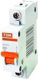 TDM Автоматический выключатель ВА47-63 1Р 32А 4,5кА х-ка С; SQ0218-0006