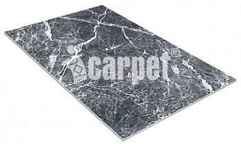 Коврик вырезной icarpet PRINT антискользящий 50х80 см 134 Мрамор серый, SHAHINTEX, 833412